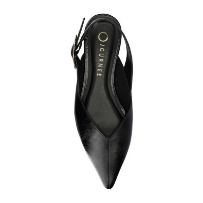 Journee Collection Jacqueline Womens Pointed Closed Toe Ballet Flats