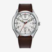 Citizen Eco-Drive Mens Brown Leather Strap Watch BU2013-08E - JCPenney