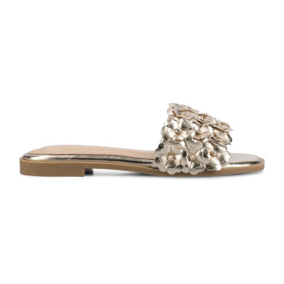 Journee Collection Womens Azalea Flat Sandals