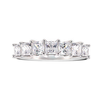 DiamonArt® Cubic Zirconia Sterling Silver 7-Stone Ring - JCPenney
