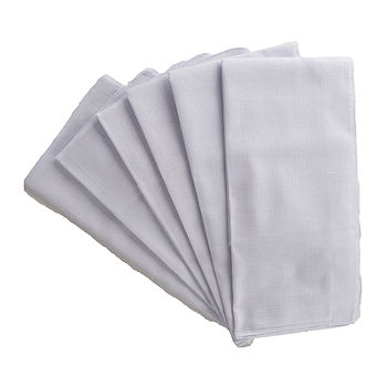 Dockers 6-Piece Handkerchiefs Boxed Set Multi Patterned/Solid White/Blue/Green 