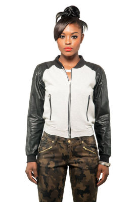 Poetic Justice French Terry Bomber Jacket