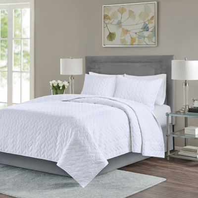 Madison Park Addie Antimicrobial 3-pc. Coverlet Set
