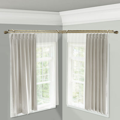 Rod Desyne Forest Corner Window Double Curtain Rod