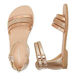 Christie & Jill Little & Big  Girls Ficus Ankle Strap Gladiator Sandals