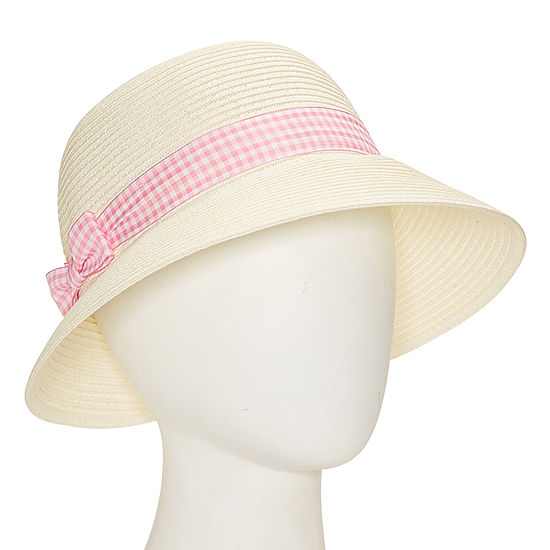 St. John's Bay Braided Face Saver Womens Cloche Hat