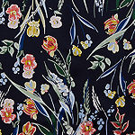 R & K Originals Petite Sleeveless Floral Puff Print Shift Dress