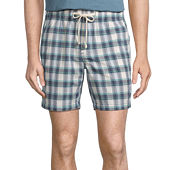 Mens plaid shorts outlet clearance