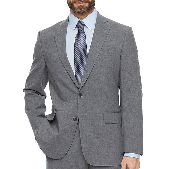 Stafford Signature Smart Wool Mens Classic Fit Suit Jacket, Color: Gray ...