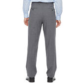 Louis Raphael Stretch Stria Slim Fit Flat Front Suit Separate Pant