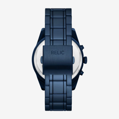 Relic By Fossil Mens Blue Bracelet Watch Zr16017