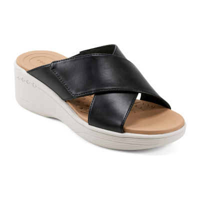 Easy Spirit Womens Bindie Wedge Sandals