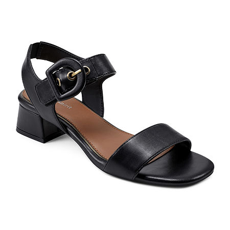 Easy Spirit Womens Sabriena Strap Sandals, 10 Medium, Black