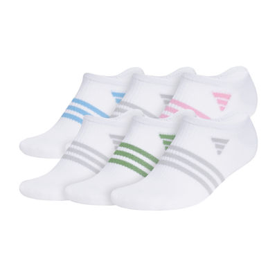 adidas Superlite 6 Pair No Show Socks Womens