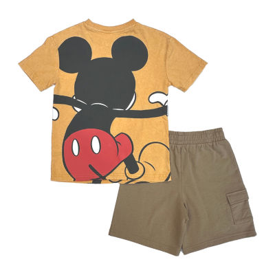 Disney Collection Little & Big Boys 2-pc. Mickey Mouse Short Set