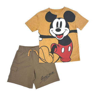 Disney Collection Little & Big Boys 2-pc. Mickey Mouse Short Set