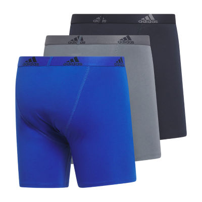 adidas Stretch Cotton Mens 3 Pack Boxer Briefs