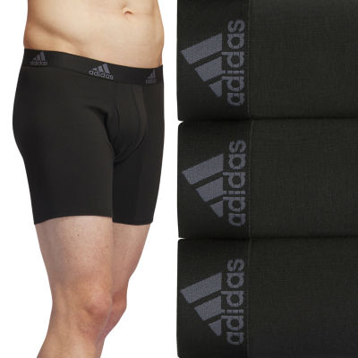 adidas Stretch Cotton Mens 3 Pack Boxer Briefs