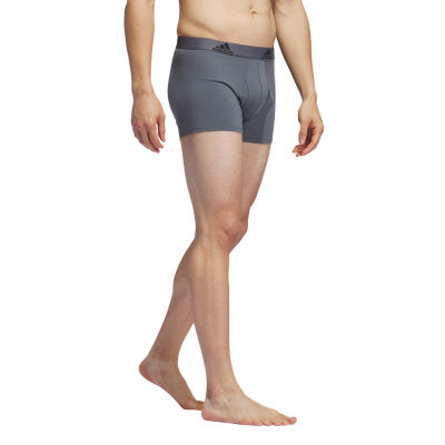 adidas Stretch Cotton Mens 3 Pack Trunks
