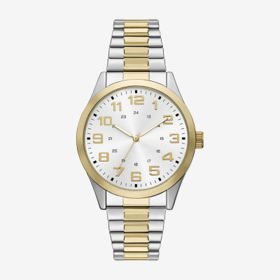 Mens Two Tone Stainless Steel Expansion Watch Fmdjo313