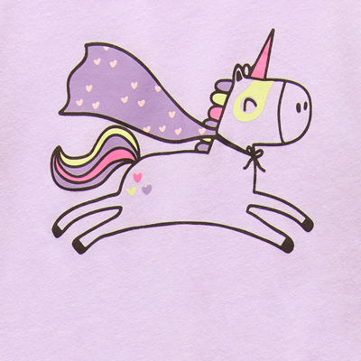 Okie Dokie Baby Girls Round Neck Long Sleeve Bodysuit