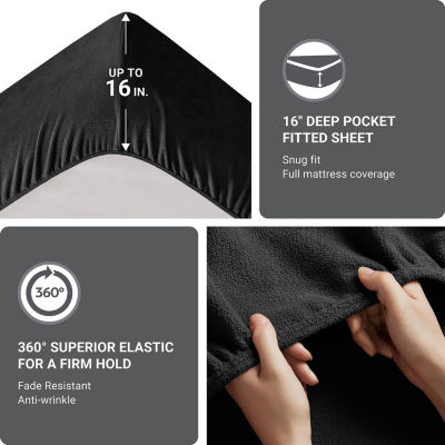 True North By Sleep Philosophy Micro Fleece Sheet Set
