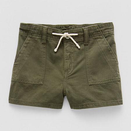 Thereabouts Little & Big Girls Shortie Short, 6, Green