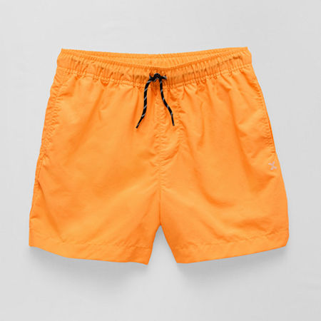 Xersion Little & Big Boys Swim To Sport Hybrid Short, X-small (6-7), Orange