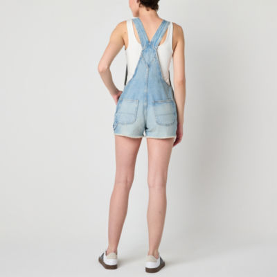 Arizona Sleeveless Womens Shortalls Juniors