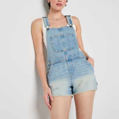 Arizona Sleeveless Womens Shortalls Juniors