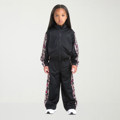 adidas Little Girls 2-pc. Track Suit
