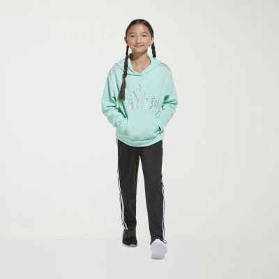 adidas Big Kid Girls Mid Rise Regular Fit Tapered Track Pant