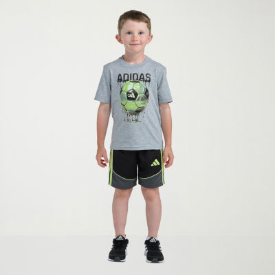 adidas Little Boys 2-pc. Short Set
