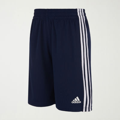 adidas Big Kid Boys Adjustable Waist Mid Rise Knit Pull-On Short