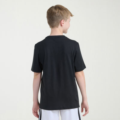 adidas Big Kid Boys Crew Neck Short Sleeve Regular Fit Graphic T-Shirt