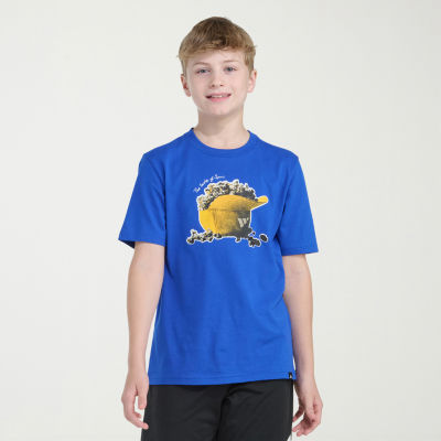 adidas Big Kid Boys Crew Neck Short Sleeve Regular Fit Graphic T-Shirt