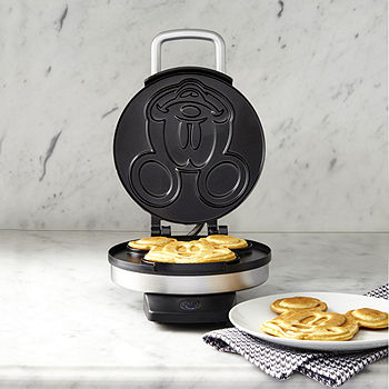 Make MICKEY MOUSE Shaped Waffles. DISNEY Nonstick Mini Waffle