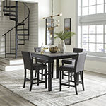 Signature Design by Ashley Garlen 5-pc. Counter Height Square Dining Set