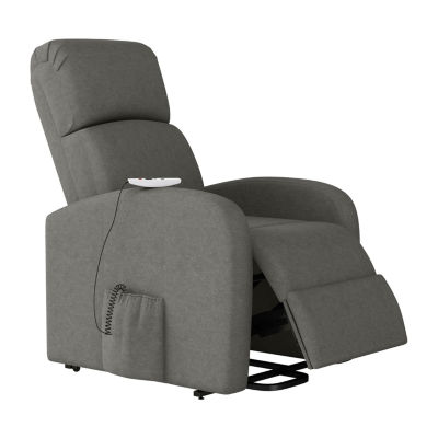 ProLounger Modern Power Recline and Lift Chair with Heat and Massage in Chenille