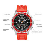 Citizen Promaster Sailhawk Mens Chronograph Orange Strap Watch Jr4061-00f