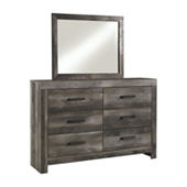 white christmas dresses Ashley Furniture Culverbach Gray Dresser & Mirror (Online Special Price)