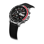 Citizen CZ Smart HR Smartwatch 46mm Black Silicon Stainless Steel Watch, Powered by Google Wear OS -Mx0000-07x
