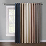 Regal Home Surfaces Solid Light-Filtering Grommet Top Single Curtain ...