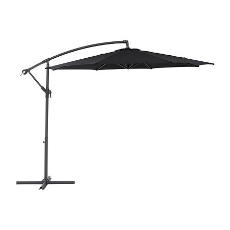 Offset Patio Umbrella, One Size, Black