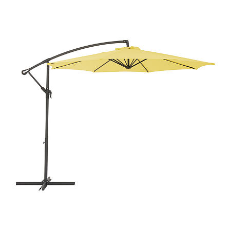 Offset Patio Umbrella, One Size, Yellow