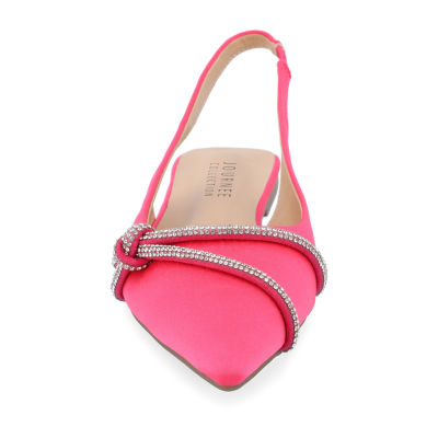 Journee Collection Rebbel Womens Pointed Closed Toe Ballet Flats