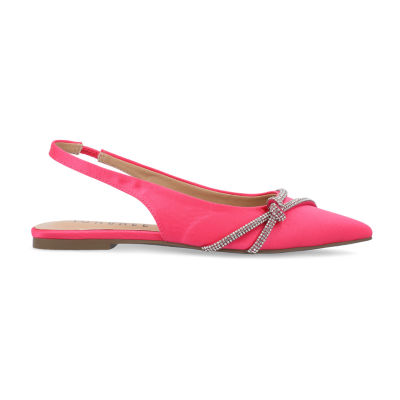 Journee Collection Rebbel Womens Pointed Closed Toe Ballet Flats