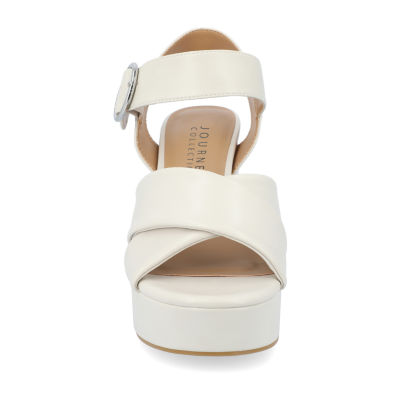 Journee Collection Womens Akeely Heeled Sandals - JCPenney