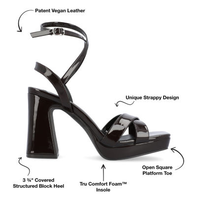 Journee Collection Womens Zorana Heeled Sandals