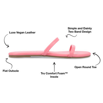 Journee Collection Womens Adyrae Flat Sandals